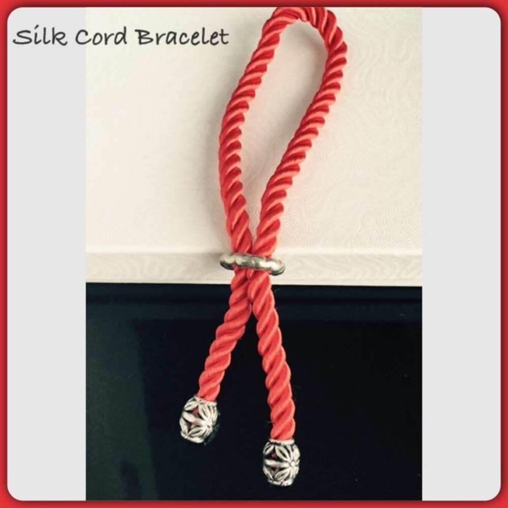 Red Silk  Bracelet